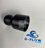 Straight pipe to  1/2 Inch Loc-line Adapter (Various Sizes) - D-Flow Designs